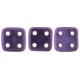 Perline QuadraTile 6 mm Metallic Suede Purple - 5 g