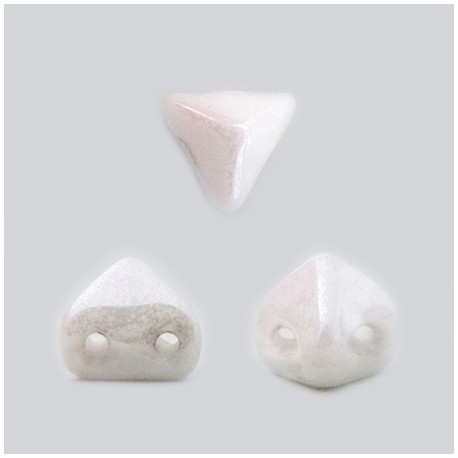 Super-KhéopS® par Puca® 6mm Opaque White Ceramic Look - 10 g