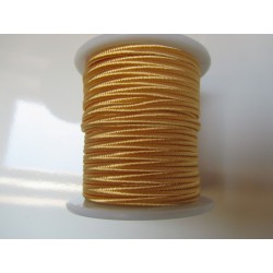 Cordoncino Soutache 4 mm Giallo/Oro Chiaro - 2 m