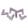 AVA® Bead 10x4 mm Metallic Violet - 10 Pz