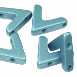 AVA® Bead 10x4 mm Metallic Blue Turquoise - 10 Pz
