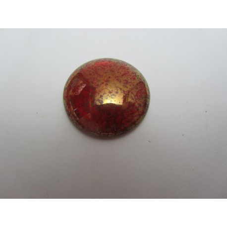 Cabochon par Puca® 25 mm Mordore Opal Ruby/Bronze - 1 pz