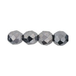 Mezzo Cristallo 8 mm Hematite - 20 Pz