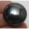 Cabochon par Puca® 25 mm Luster Opaque Hematite - 1 pz
