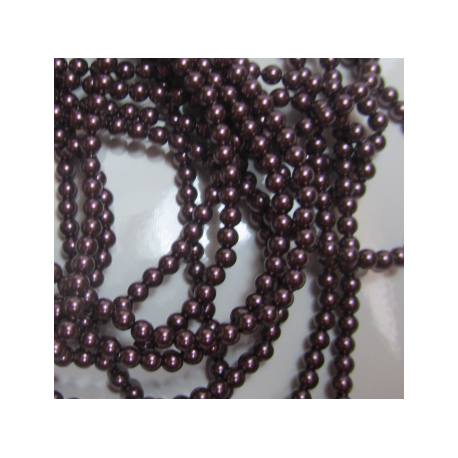 Perle Swarovski 5810 3 mm Burgundy Pearl - 20 Pz