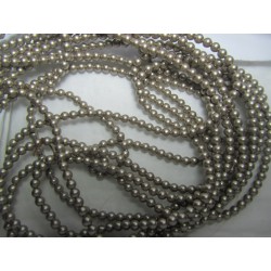 Swarovski Pearls 5810 3 mm Platinum - 20 Pcs