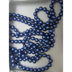 Swarovski Pearls 5810 6 mm Iridescent Dark Blue Pearl - 10 Pcs