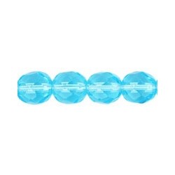 Mezzo Cristallo 8 mm Aquamarine - 20 Pz