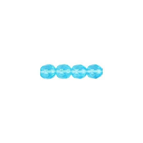 Mezzo Cristallo 8 mm Aquamarine - 20 Pz