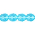 Mezzo Cristallo 8 mm Aquamarine - 20 Pz