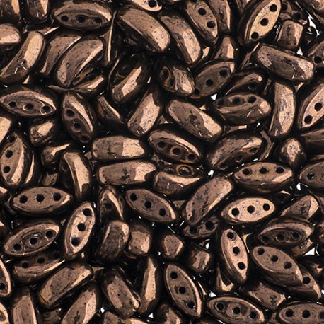 Cali Beads 3 x 8 mm Bronze - 20 Pz