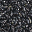 Cali Beads 3 x 8 mm Jet Dark Travertine - 20 Pz