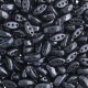 Cali Beads 3 x 8 mm Jet Hematite - 20 Pz