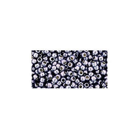 Rocailles Toho 11/0 Permanent Finish Galvanized Gunmetal Gray