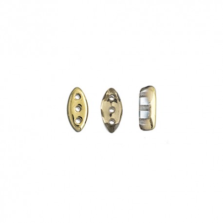 Cali Beads 3 x 8 mm Luster Light Green - 20 Pz