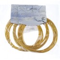Aluminum Wire 1,2 mm (18 Gauge) Gold - Bobina 9,2 m