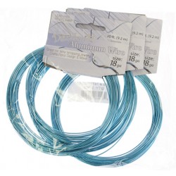 Aluminum Wire 1,2 mm (18 Gauge) Turquoise - Bobina 9,2 m