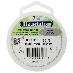 Wire Beadalon 0,30 mm Bright - Bobina 9,2 m