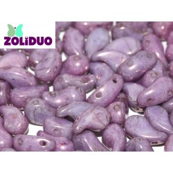 Zoliduo® 5 x 8 mm Opaque Lila Vega Luster Versione Destra - 20 Pz