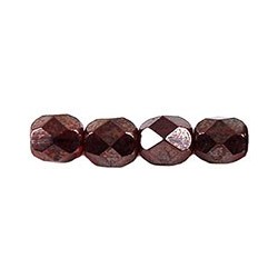 Mezzo Cristallo 6 mm Luster Garnet - 25 Pz