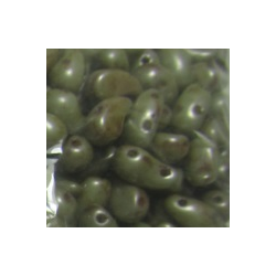 Zoliduo® 5 x 8 mm Opaque Green Luster Versione Destra - 20 Pz