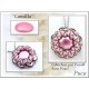 Cabochon par Puca® 25 mm Gold Pearl - 1 pz
