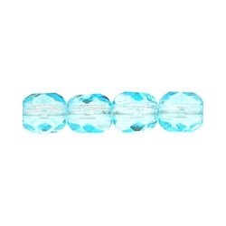 Mezzo Cristallo 6 mm Aquamarine - 25 Pz