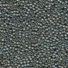 Rocailles Miyuki 11/0 Matted Metallic Silver Grey - 10 g - cod. 2002