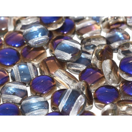 DiscDuo® Beads 6 x 4 mm Crystal Azuro - 25 pz