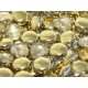 DiscDuo® Beads 6 x 4 mm Crystal Amber - 25 pz