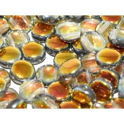 DiscDuo® Beads 6 x 4 mm Crystal Marea - 25 pz