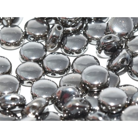 DiscDuo® Beads 6 x 4 mm Crystal Full Chrome - 25 pz