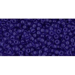 Toho Round 11/0 Transparent Cobalt