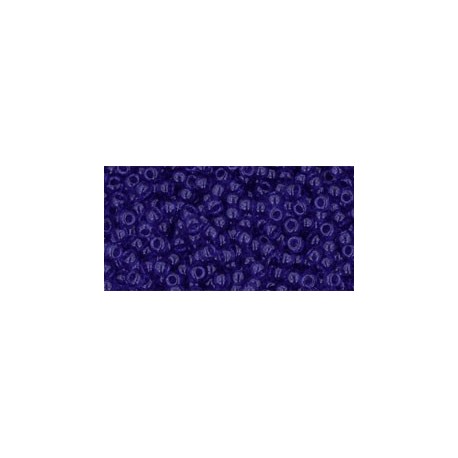 Rocailles Toho 11/0 Transparent Cobalt