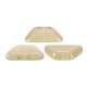 Tinos® par Puca® 4x10 mm Opaque Beige Ceramic Look - 10 g