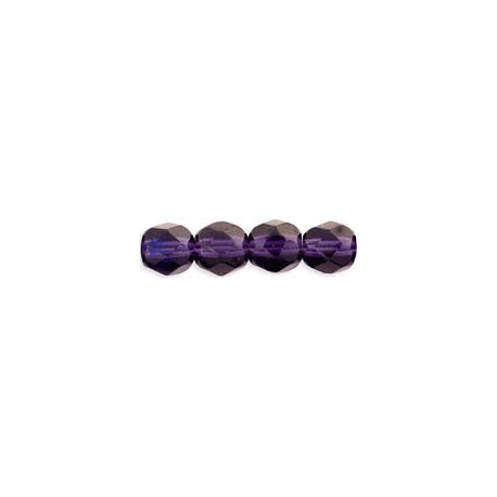 Mezzo Cristallo 6 mm Tanzanite 25 Pz