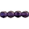 Mezzo Cristallo 6 mm Tanzanite 25 Pz
