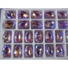Cabochon Goccia Vetro 13x18 mm Violet AB - 1 pz