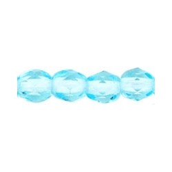 Mezzo Cristallo 4 mm Aquamarine - 50 Pz