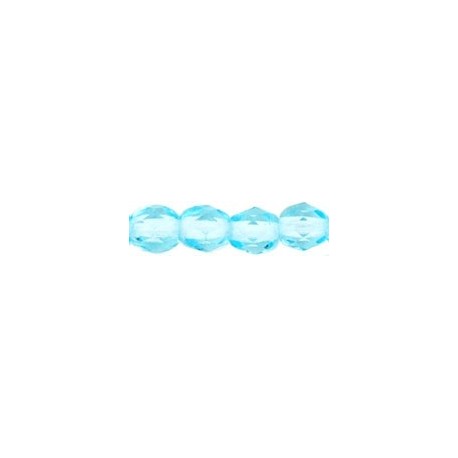 Mezzo Cristallo 4 mm Aquamarine - 50 Pz