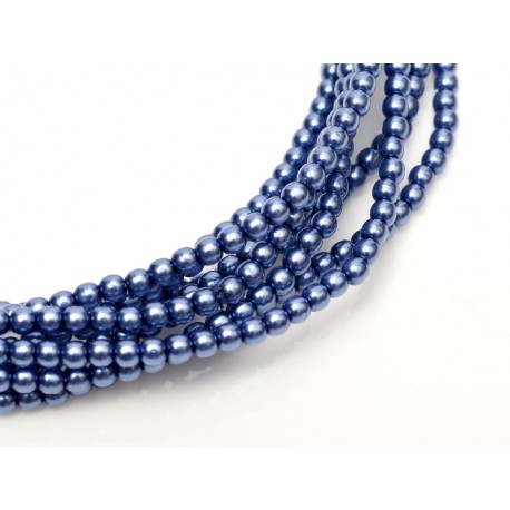 Perle Cerate in Vetro 3 mm Persian Blue - 50 Pz