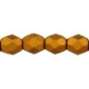 Mezzo Cristallo 4 mm Matte Metallic Goldenrod - 50 Pz