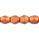 Mezzo Cristallo 4 mm Matte Metallic Copper - 50 Pz