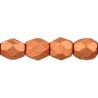 Mezzo Cristallo 4 mm Matte Metallic Copper - 50 Pz