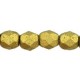 Mezzo Cristallo 4 mm Matte Metallic Aztec Gold - 50 Pz