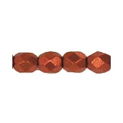Mezzo Cristallo 4 mm Matte Metallic Dark Copper - 50 Pz