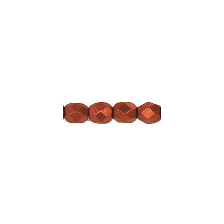 Mezzo Cristallo 4 mm Matte Metallic Dark Copper - 50 Pz
