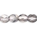 Mezzo Cristallo 4 mm Silver 1/2 Coated Crystal - 50 Pz