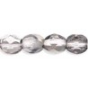 Mezzo Cristallo 4 mm Silver 1/2 Coated Crystal - 50 Pz