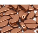 Semi Circle Beads 5x10 mm Copper - 10 Pz